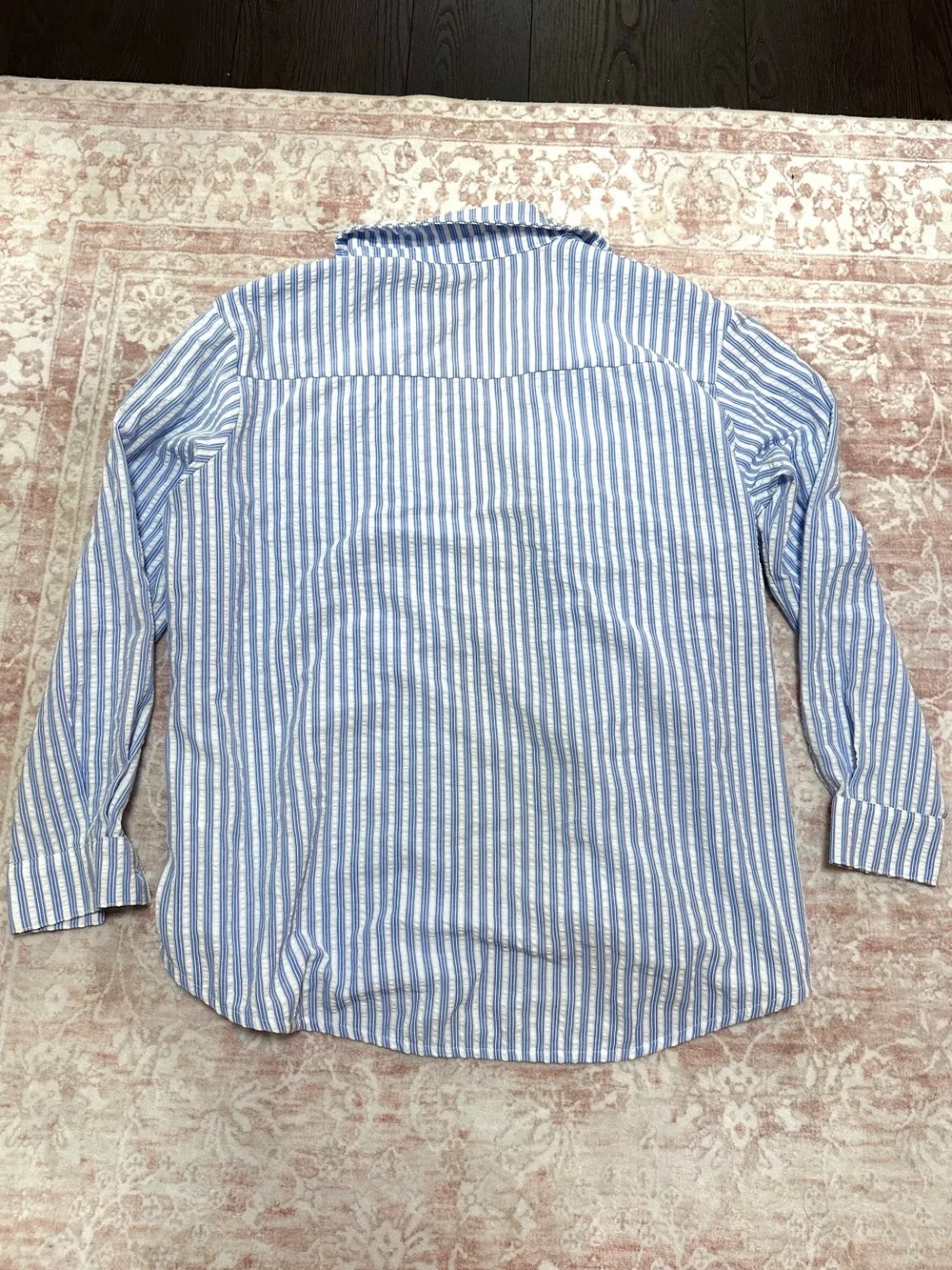 Cupshe 🩵 Swim Cover Up Striped Long Sleeve
